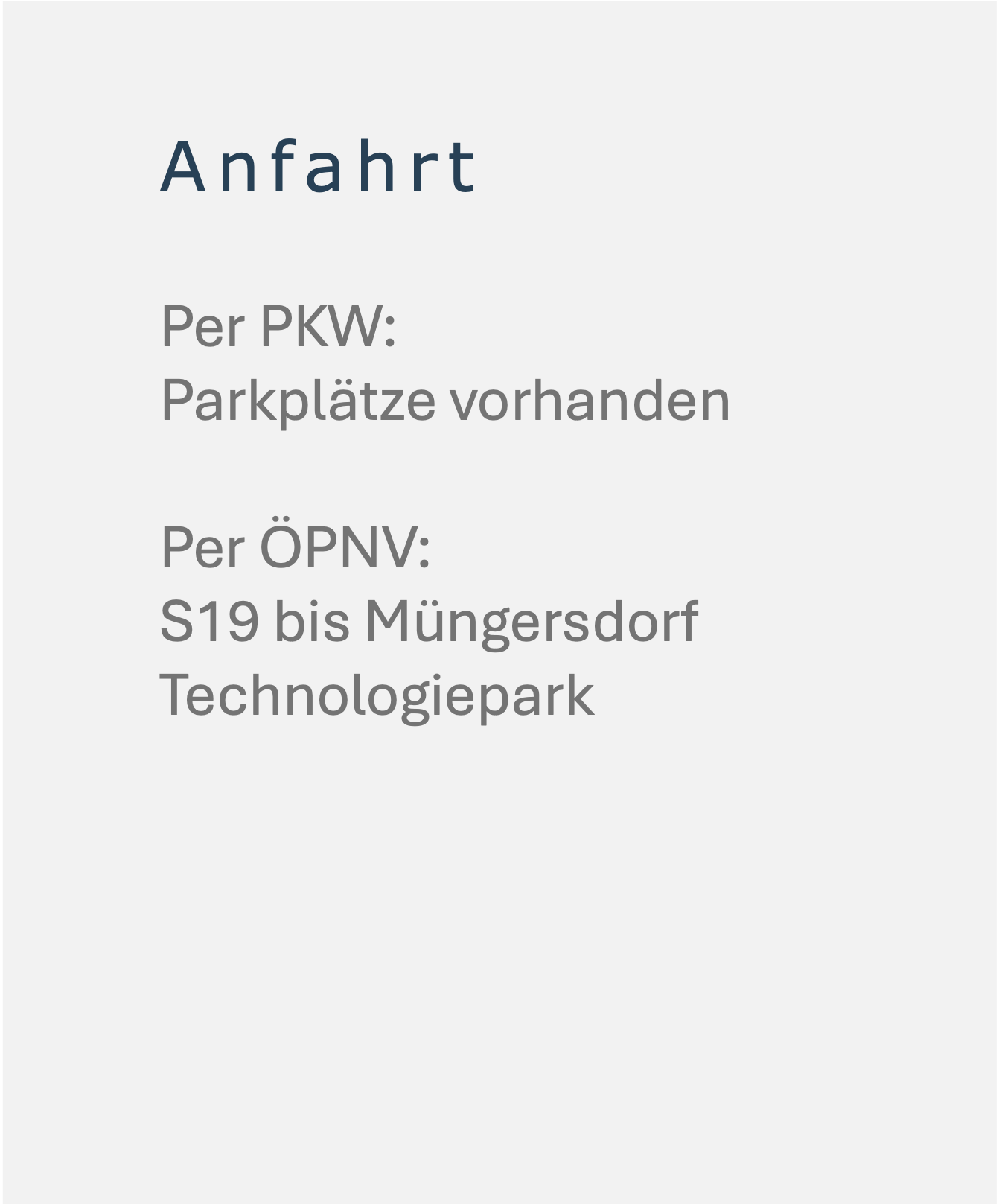 CGN Anfahrt